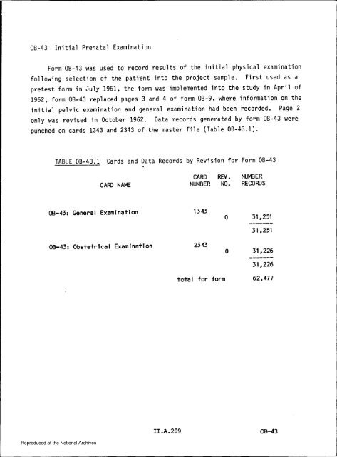 Prenatal Record - National Archives and Records Administration