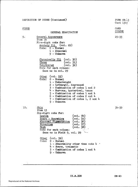 Prenatal Record - National Archives and Records Administration