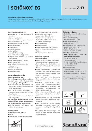 SCHÖNOX EG - Schonox