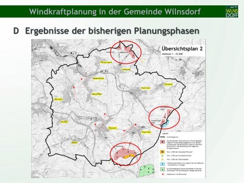 Windkraftplanung in der Gemeinde Wilnsdorf