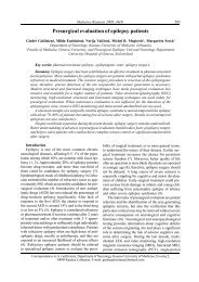 Presurgical evaluation of epilepsy patients - Medicina