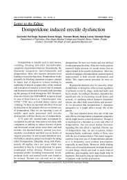 Domperidone induced erectile dysfunction - medIND