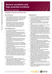 November (PDF, 57 kB) - Queensland Mining and Safety