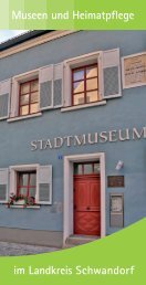 im Landkreis Schwandorf Museen und Heimatpflege - inixmedia.de