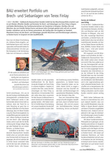 Baumaschinen Baugeräte Baufahrzeuge - SBM Verlag GmbH