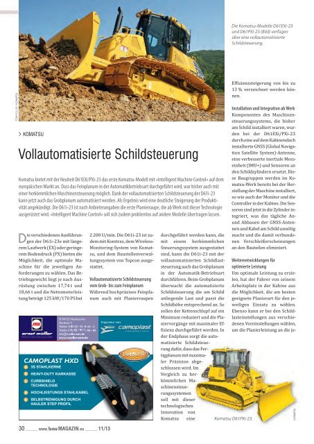 Baumaschinen Baugeräte Baufahrzeuge - SBM Verlag GmbH