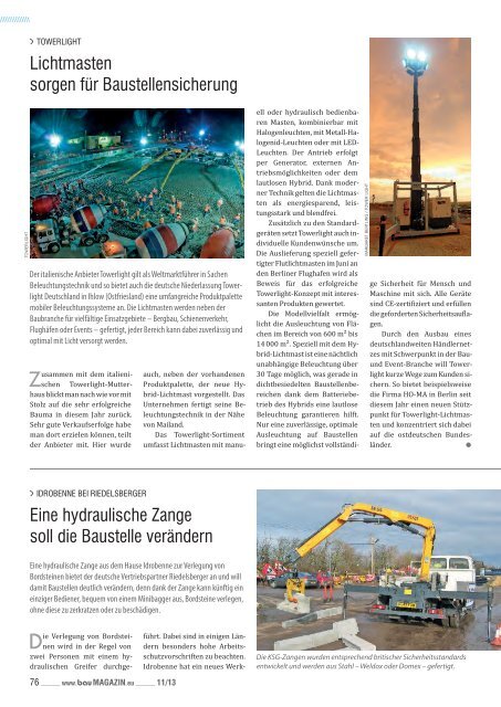 Baumaschinen Baugeräte Baufahrzeuge - SBM Verlag GmbH