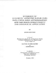 INVERSION OF SYNTHETIC APERTUR,E R,ADAR (SAR) - MSpace ...