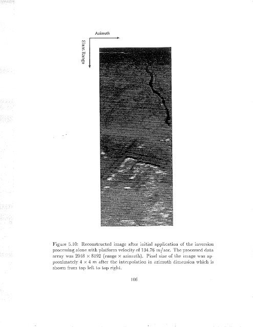 INVERSION OF SYNTHETIC APERTUR,E R,ADAR (SAR) - MSpace ...