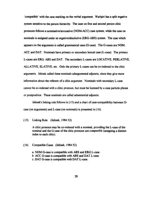 Adverbial and Argument-Doubling Clauses in Cree - MSpace