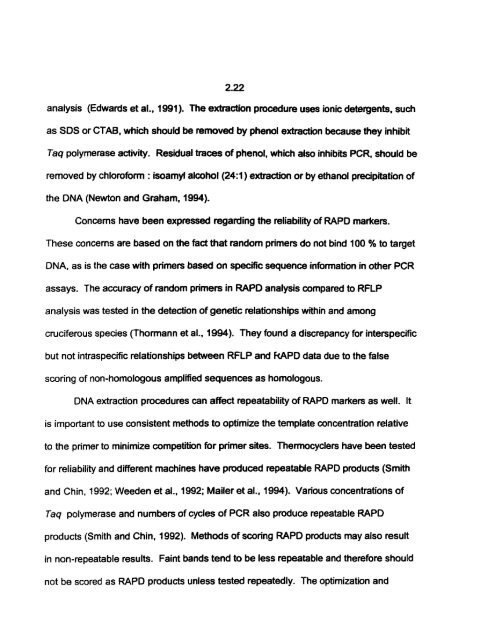 The Application of Ooubled Haploid Plants to Population ... - MSpace