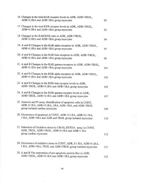 il\VOLVEMENT OF RETII\OIC ACID II{ - MSpace at the University of ...