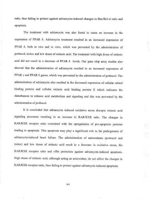 il\VOLVEMENT OF RETII\OIC ACID II{ - MSpace at the University of ...