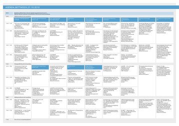 AGENDA, MITTWoCH, 27.10.2010