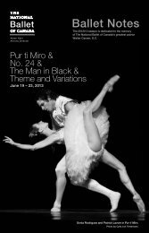 Pur ti Miro - The National Ballet of Canada