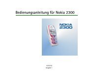 Bedienungsanleitung für Nokia 2300