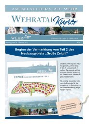 WEHRATALKurier - Stadt Wehr