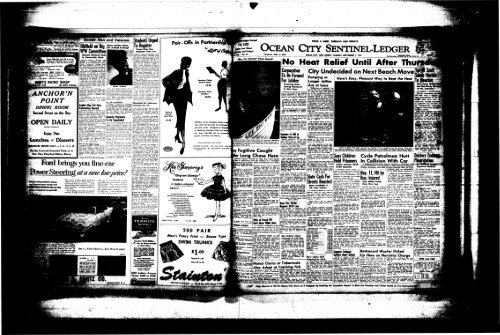 Sep 1953 On Line Newspaper Archives Of Ocean City