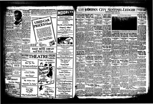 Mar 1926 On Line Newspaper Archives Of Ocean City