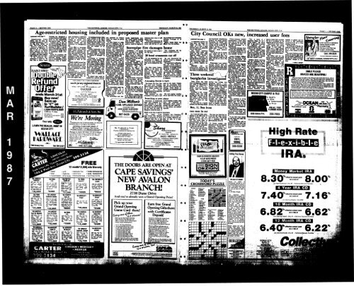 Mar 1987 - On-Line Newspaper Archives of Ocean City