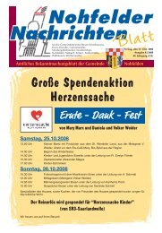 Nohfelder Nachrichten - Gemeinde Nohfelden