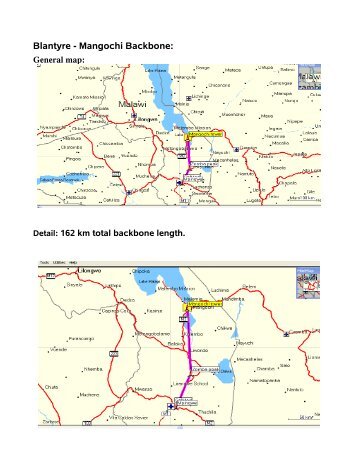 Blantyre - Mangochi Backbone: