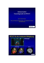 PET/CT für die molekulare Bildgebung - Klinik und Poliklinik für ...