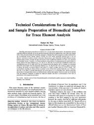 technical considerations for sampling and sample preparation of ...