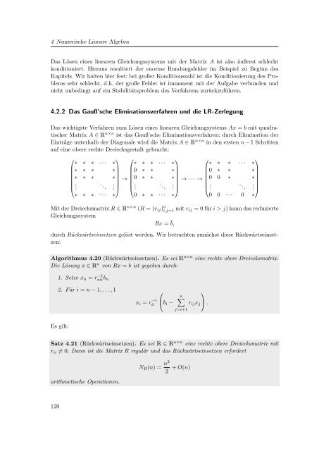 Einführung in die Numerische Mathematik - Lehrstuhl Numerische ...