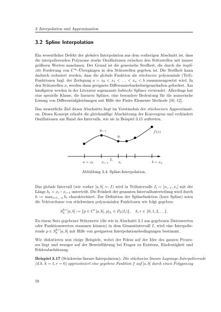 Einführung in die Numerische Mathematik - Lehrstuhl Numerische ...