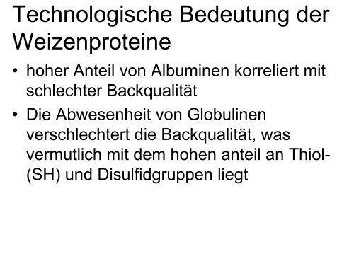 Getreidetechnologie II