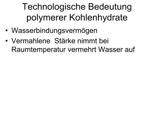 Getreidetechnologie II