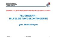 Überörtliche Hilfe organisieren: Verbände heranführen und leiten