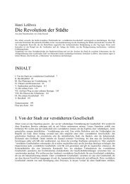 Die Revolution der Städte