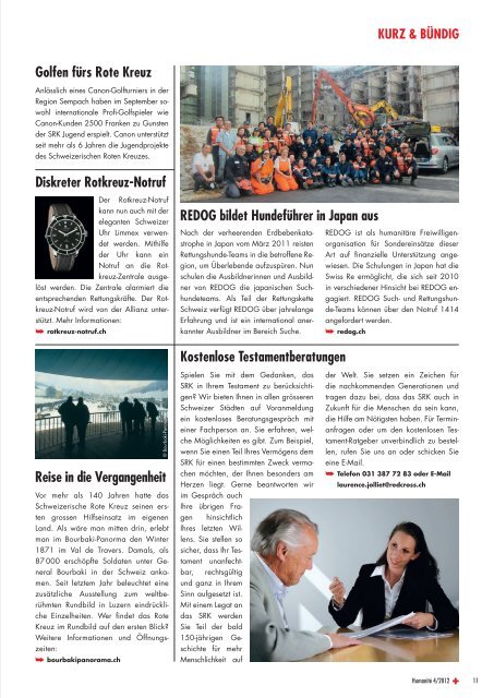 Nr. 4/2012 - Magazin Humanité