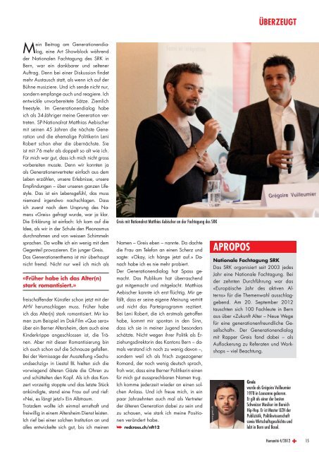 Nr. 4/2012 - Magazin Humanité