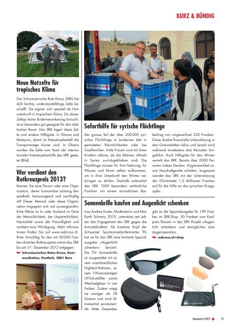 Nr. 4/2012 - Magazin Humanité