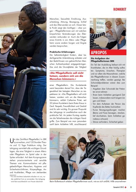 Nr. 4/2012 - Magazin Humanité