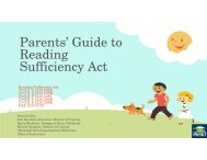 Parents' Guide to Reading Sufficiency Act - State of Oklahoma Website
