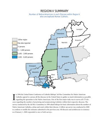 REGION V SUMMARY - United States Conference of Catholic Bishops