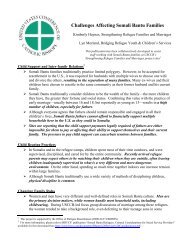 Challenges Affecting Somali Bantu Families - USCCB.org