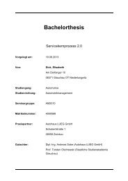 Bachelorthesis - Staatliche Studienakademie Glauchau