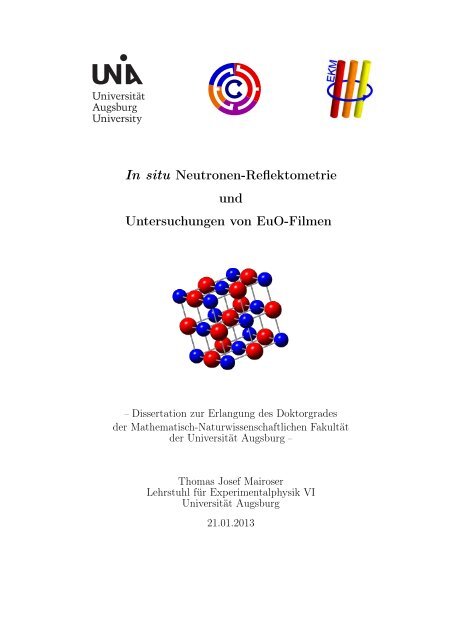 Doktorarbeit_Mairoser.pdf - OPUS - Universität Augsburg