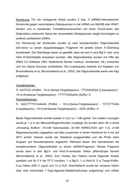 Candida albicans-induzierte Genexpression in primären ... - OPUS