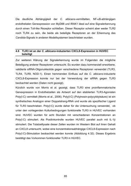 Candida albicans-induzierte Genexpression in primären ... - OPUS