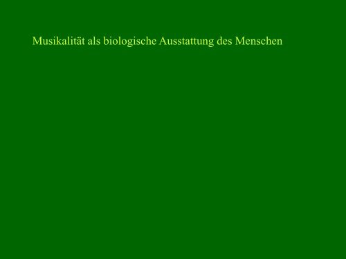 Die Bedeutung von Musik in der Entwicklung des Kindes - AIM