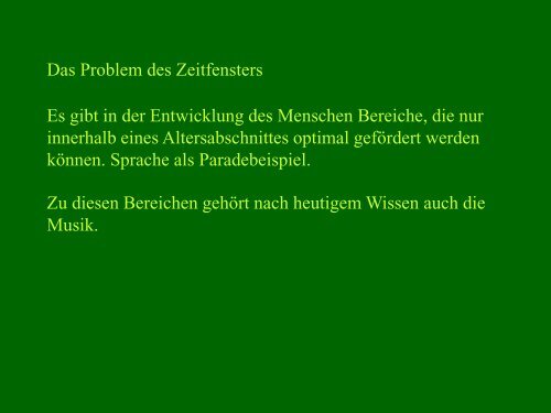 Die Bedeutung von Musik in der Entwicklung des Kindes - AIM