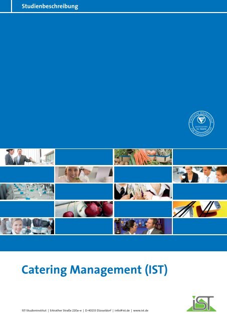 Studienbeschreibung Catering Management - IST-Studieninstitut