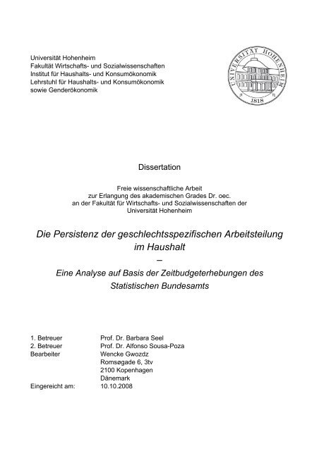 Dokument 1.pdf (6.036 KB) - Universität Hohenheim