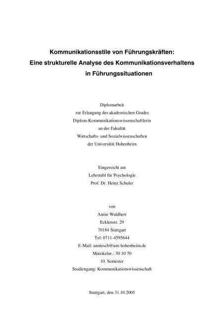 Dokument 1.pdf - Universität Hohenheim